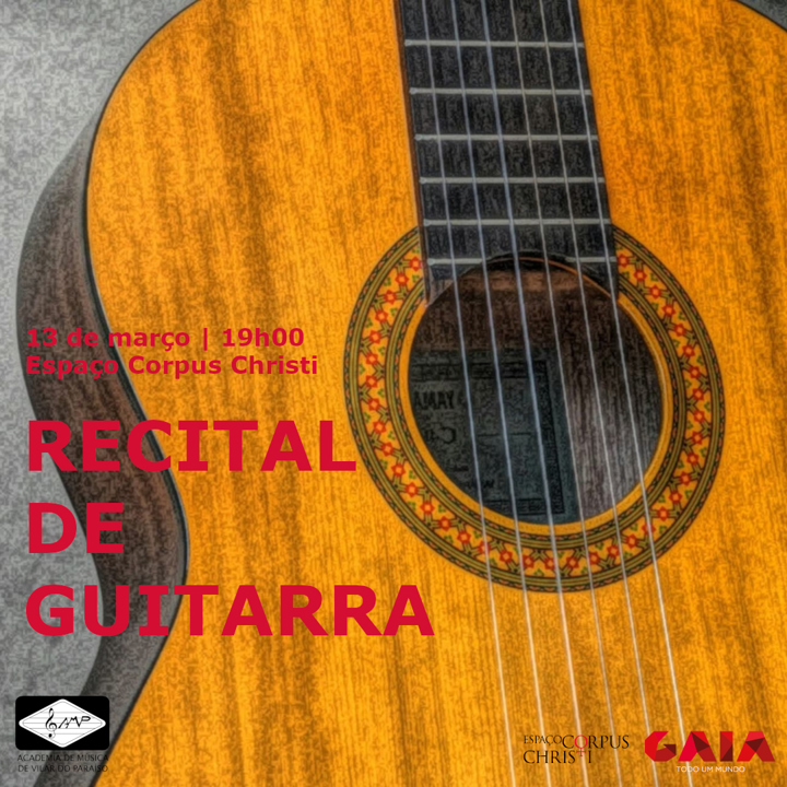 Cartaz: Recital de Guitarra