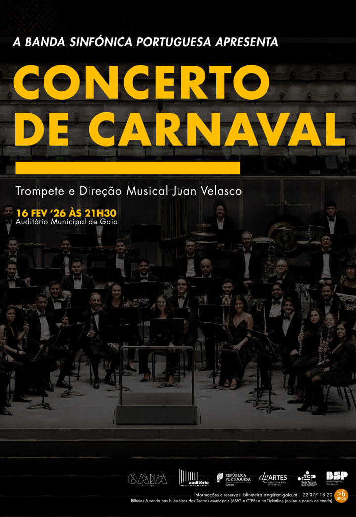 Cartaz: Concerto de Carnaval '26