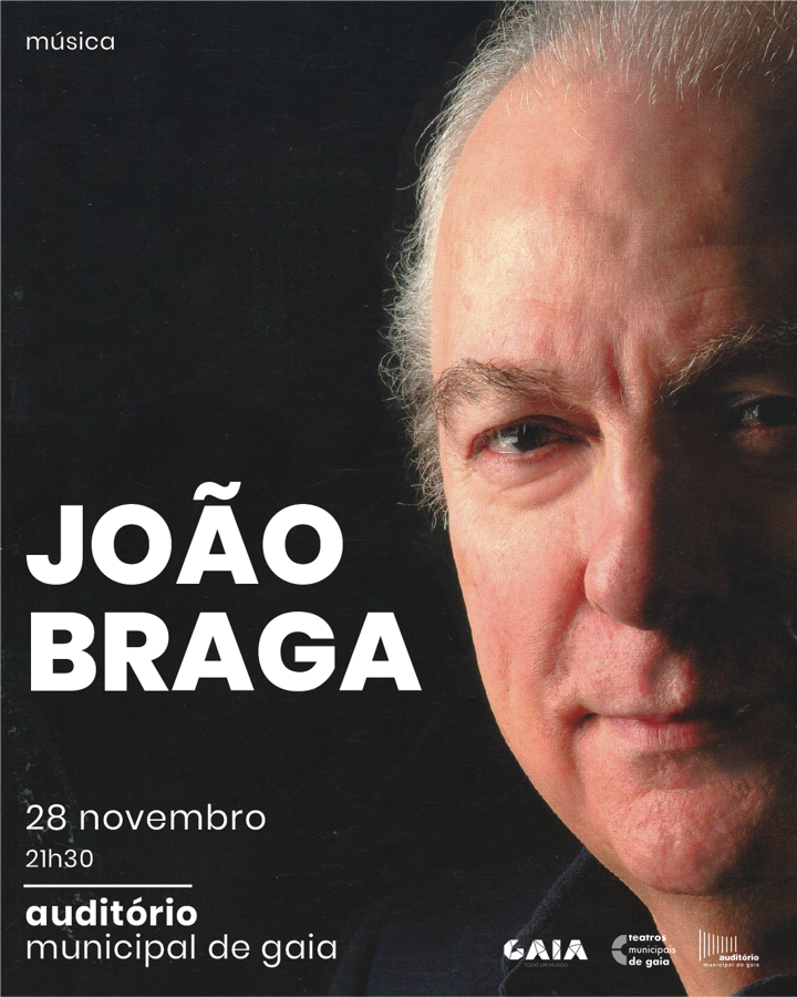 Cartaz: "João Braga - Cantar a Saudade" 